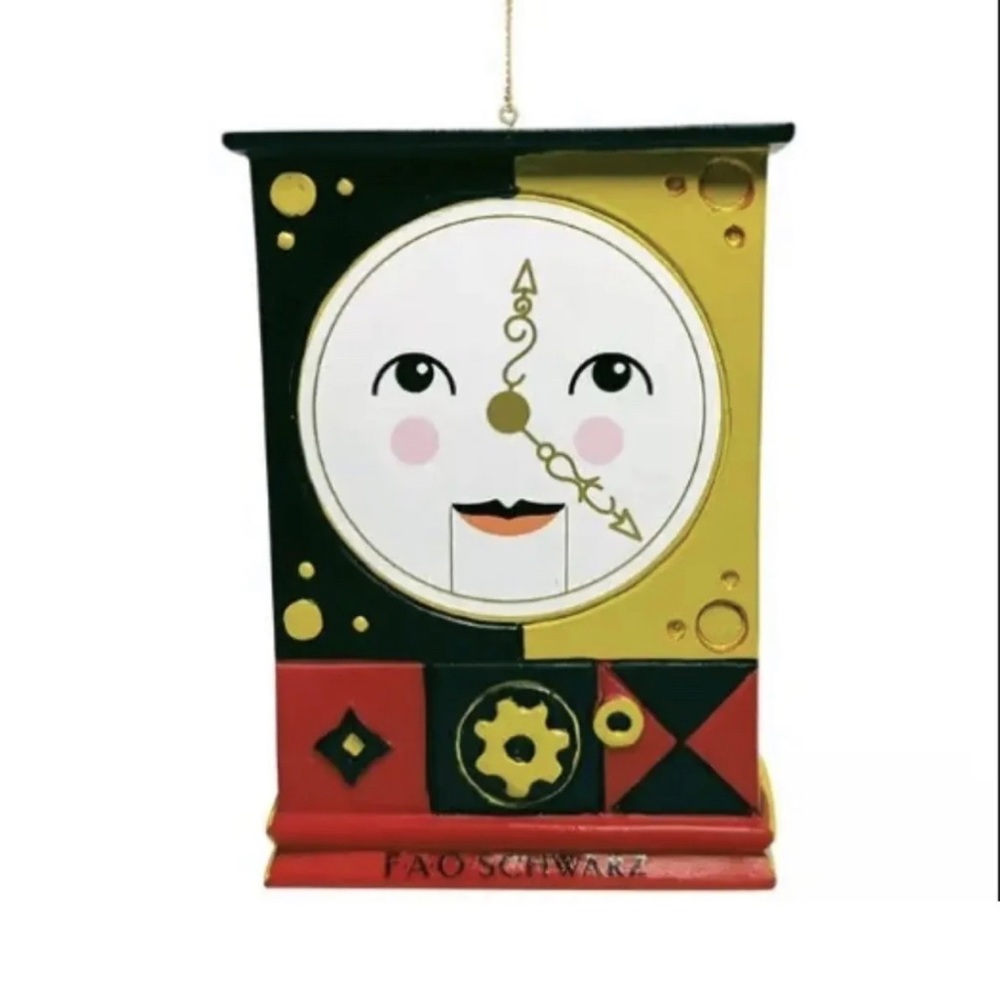 Department 56 Fao Schwarz by Department 56 Clock Ornament
